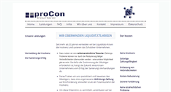 Desktop Screenshot of procon-treuhand.de